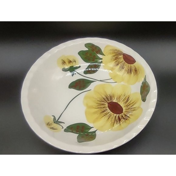 Blue Ridge Pottery Serving Bowl Freedom Pattern Hand Painted USA - Picture 5 of 6